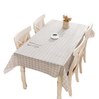 Mantel rectangular a cuadros para cocina y exterior, protector de mesa rectangular - details 0