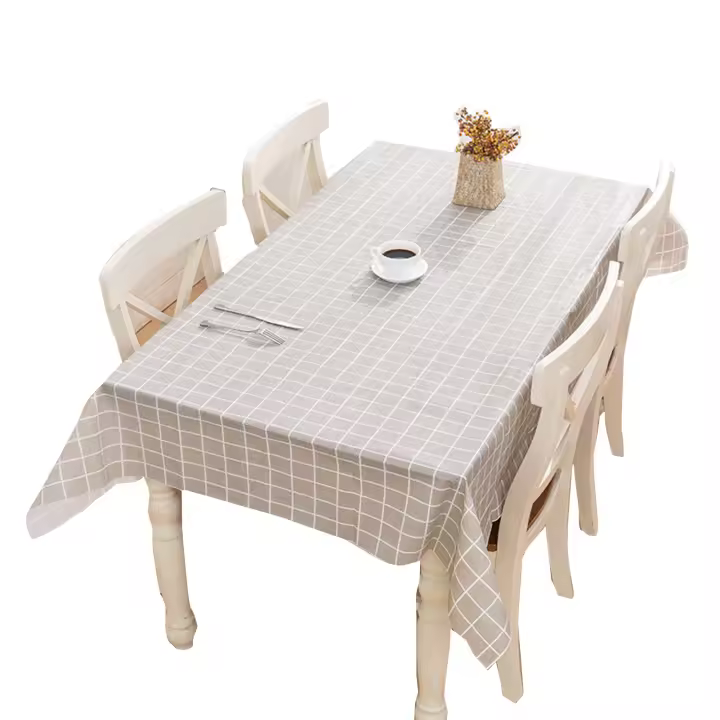 Mantel rectangular a cuadros para cocina y exterior, protector de mesa rectangular - 1
