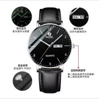 Reloj de cuarzo no mecánico con cielo estrellado de moda con calendario dual resistente al agua para hombre nuevo modelo luminoso - details 24