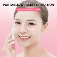 Massajeador De Ojos Portátil Eléctrico Con Crema De Cuidado Facial Pluma De Belleza Para Viajes Massajeador De Ojos Vibratorio - details 1