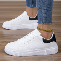Zapatillas deportivas informales para mujer, zapatos planos a la moda, transpirables, cómodos y ligeros, antideslizantes, regalo - details 4