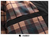 Chaqueta impermeable con capucha para hombre, Parka informal para exteriores, Abrigo con capucha, chaqueta rígida - details 26