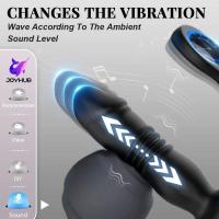 Embalaje privado Masajeador de empuje masculino sexy Plug anal Vibrador consolador para hombres App Buttplug Estimulador de próstata gay Juguete sexual Masturbadores 18+ - details 5
