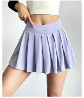 Falda de tenis de ocio para mujer, pantalones cortos con forro interior para porristas de golf, faldas plisadas para correr, deporte atlético, gimnasio y entrenamiento - details 14