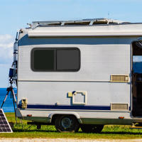 Ventana de caravana de vidrio para autocaravana Universal, 1000 mm x 400mm, con hoja de espesor, color negro - details 4