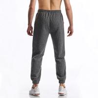 Grille Design tissu hommes pantalons de Sport décontractés pantalons de Sport de gimnasia para hombres survêfun pantalons de survênement entrenamiento Jogging pantalons longs - details 8