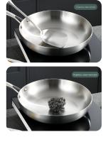 Sartén de acero inoxidable 304, sartén antiadherente multifuncional sin recubrimiento, herramientas de cocina plegables, utensilios de cocina - details 5