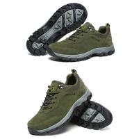 Nuevos Zapatos Originales De Senderismo De Cuero De Gamuza Para Exteriores Para Hombre, Zapatos De Viaje Para Senderismo, Zapatos De Caza, Zapatos Para Correr En El Rastro, Talla Grande 49 - details 20