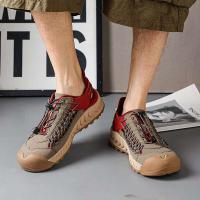 Sandalias de hombre, novedad de verano, zapatos de playa para hombre con suela blanca. Simples, transpirables y resistentes al desgaste. - details 23