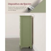 Armario de Baño Moderno Blanco 4 Cajones, 30 x 30 x 82 cm Ideal para Sala de Estar, Cocina, Comedor - details 11