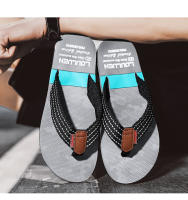 Nuevos hombres chanclas antideslizante desgaste exterior pellizcar zapatillas de los hombres zapatos de playa al aire libre - details 16