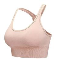 Sujetadores deportivos sexys con espalda cruzada para Yoga, camiseta sin mangas para mujer, Fitness, gimnasio, a prueba de golpes, sin costuras, entrenamiento para correr, ropa interior de secado rápido, chaleco - details 11
