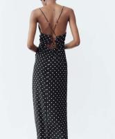 Vestido de Luna Retro Francés Falda Larga con Cintura Ajustada Estilo Americano y Europeo - details 2
