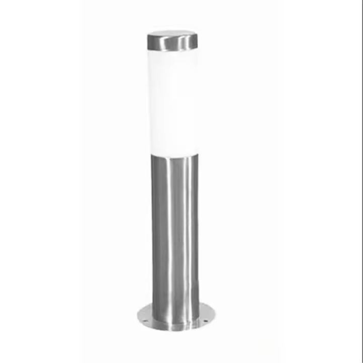 Luz de césped al aire libre de acero inoxidable H30cm H45cm, sombra blanca E27, iluminación de camino de jardín, lámpara de paisaje de poste Exterior para patio - 1