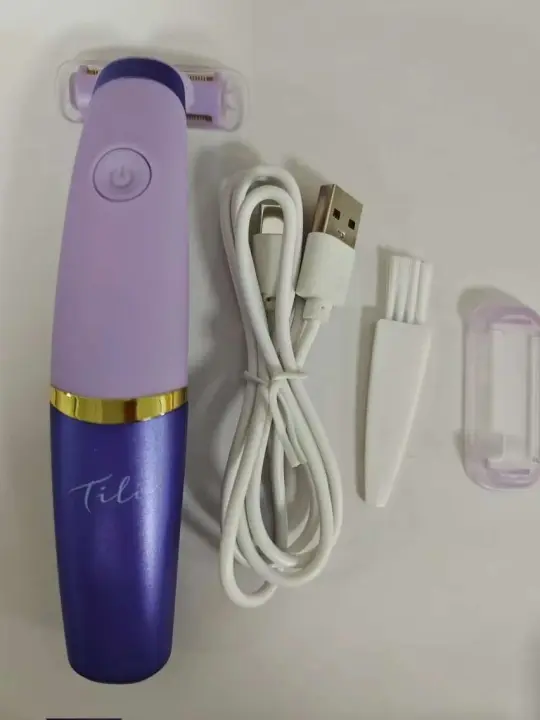 Afeitadora eléctrica portátil para mujer, recargable por USB, indolora, para piernas y axilas, afeitadora eléctrica para mujer. - 1