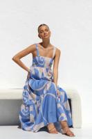 Vestidos largos de playa estampados para mujer, vestido largo bohemio con tirantes finos para vacaciones, informal, A-e, verano 2024 - details 9