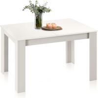 Mesa de Comedor Extensible Diseño Rectangular Danna Acabado en Blanco Artik y Roble Canadian - details 26