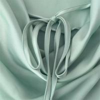 Vestido de Tirantes Ouwu para Mujer Espalda Abierta, Cuello Colgante, Textura de Seda - details 15
