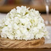 6PCS Flores de Seda de Hydrangea Diseño de Centro de Boda DIY para Decoración de Fiesta en Casa - details 3