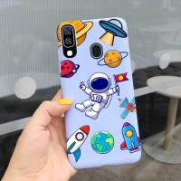 Funda trasera de silicona mate suave A prueba de golpes para Samsung Galaxy A40, A405F A 40, pluma de astronauta - details 18