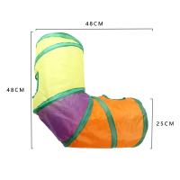 Túnel de Gato Práctico Juguete de Tubo Plegable Arcoiris para Exercicio y Ocultación de Cachorros y Gatos Uso Interior y Exterior - details 9