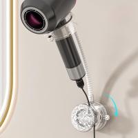 Soporte para secador de pelo con ventosa, rotación de 360 ​​grados, manos libres, soporte para soplador, organizador de secador de pelo ajustable sin perforaciones para mascotas - details 7