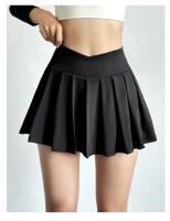 Falda de tenis de ocio para mujer, pantalones cortos con forro interior para porristas de golf, faldas plisadas para correr, deporte atlético, gimnasio y entrenamiento - details 28