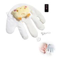 Almohada calmante para dormir de bebé, acapa automáticamente, Palma de felpa a coaxial, artefacto para dormir, seguridad eléctrica cómoda antifright - details 15