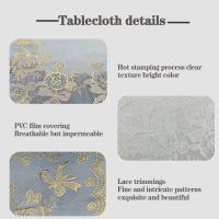 Mantel ENCE grueso rectangular, impermeable, resistente a las manchas de aceite, mantel de mesa de comedor europeo - details 4