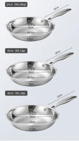 Paella de Inducción de Triple Capa Acero Inoxidable Antideslizante Ligera y Fácil de Usar - details 6