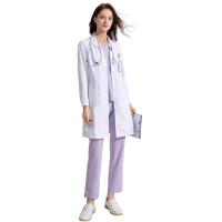 Bata de Laboratorio Hombre Mujer, Bata Médica Algodón Poliéster Bata Blanca Manga Larga Bata Laboratorio Disfraz Doctora para Estudiantes Escuela Laboratorio de Ciencia Enfermera - details 7
