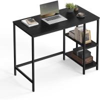 Mesa de Trabajo, 100 x 50 x 76 cm, Estilo Moderno, para Estudio Dormitorio Salón Oficina, Beige Natural y Blanco Perla LWD046L01 - details 15