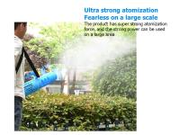 Soplador de batería de litio agrícola/herramientas eléctricas de jardín, ventilador de aire con pulverización de niebla fina, prevención de epidemias - details 2