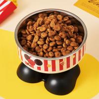 Cuenco de comida para gatos con dibujos animados, cuenco de alimentación antideslizante para mascotas de patas altas, alimentador de agua para cachorros de gran capacidad para el hogar, suministros para alimentador de gatos - details 6
