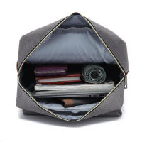 Mochila Vintage de 16 pulgadas para laptop Bolsa de lona retro casual para hombres y mujeres - details 33