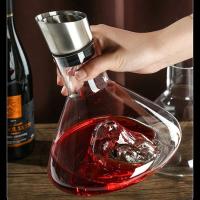 AS94- Decantador de vino, aireador decantador transparente, tanque de vino tinto con distribuidor incorporado - details 2