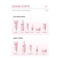 LAIKOU Sakura Glitter Set de cuidado de la piel, protector solar hidratante blanqueador, 6 piezas. - details 6