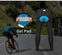 WOSAWE Pantalones de Ciclismo para Hombres Secado Rápido, Elástico, Transpirable, Cojín de Silicona, Listo para Uso al Aire Libre y en Carretera - details 18