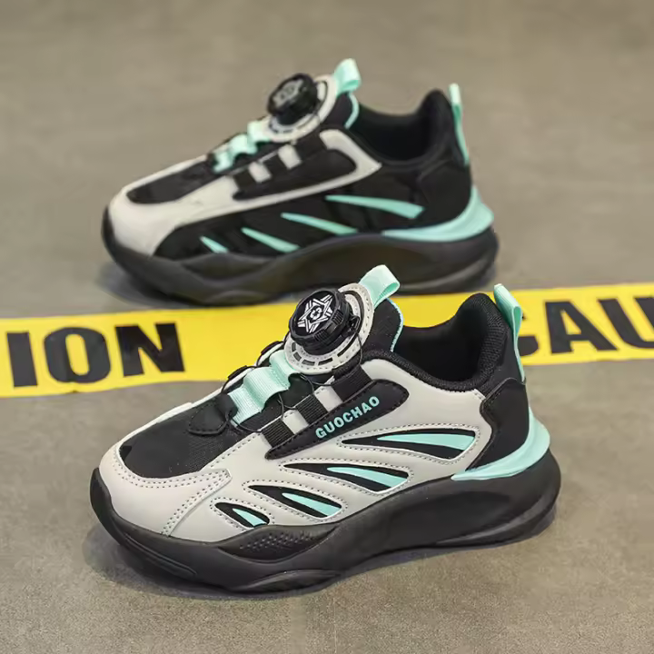 Zapatillas de deporte para niños primavera-otoño 2025 Nuevas zapatillas de baloncesto para niños de media y mayor edad Calzado escolar para niños - 1