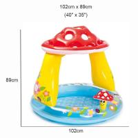 Piscina al Aire Libre para Niños Diseño de Coco de Isla Tropical Juegos de Agua divertidos bajo Parasol de Sol - details 12