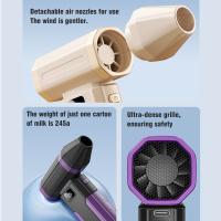 Mini ventilador Turbo Jet de 450000RPM, pantalla LED, Motor sin escobillas, potente soplador de aire, lámpara de iluminación, soplador de polvo eléctrico de alta velocidad - details 7