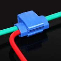 Conector de cable duradero para motocicleta, juego de abrazaderas de Material resistente, color azul y rojo, 10 piezas - details 1