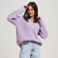 Suéter Casual de Mujer para Otoño e Invierno, Cuello en V, Elegante, Holgado, de Punto. - details 20
