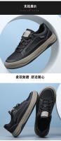 Nuevos zapatos de hombre, zapatos de malla de cuero con plataforma transpirable para hombre, zapatos deportivos y de ocio. - details 13