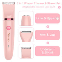 Epilador 3 en 1 para Mujeres Hatteker Carga Rápida, Sin Dolor, Uso en Seco y Húmedo para Cara, Cuerpo, Piernas Aparato de Peluquería de Marca China - details 2