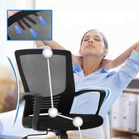 Oficina o Escritorio ergonómico con Soporte Lumbar y Respaldo de Malla Transpirable. Altura Regulable. Giratoria - details 1