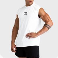 Camisetas sin mangas con estampado geométrico para gimnasio, chaleco deportivo sin mangas con estampado 3D, ropa informal de moda sencilla, camisetas deportivas para hombre - details 3