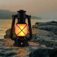 Lámpara de escritorio LED atmósfera decorativa luz retro llama caballo lámpara acampar al aire libre - details 1