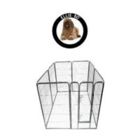 Jaula plegable lujosa Ellie-Bo de 76 cm para cachorros de perro en color negro con bandeja metálica resistente a mordidas, acolchado y frontal inclinado para coche - details 11