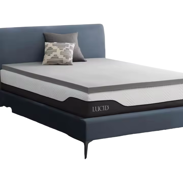 Espuma viscoelástica de carbón de bambú, 5 cm, carbón activado, transpirable, cama individual (90 x 190 cm) - 1